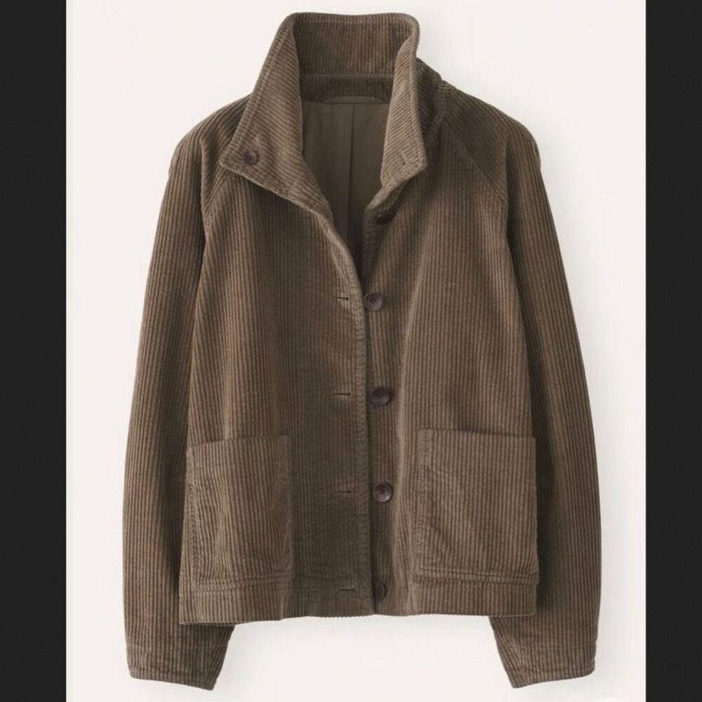 *NEW Poetry Fashion Taupe Corduroy Jacket Size 8